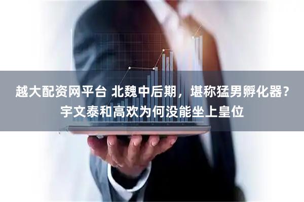 越大配资网平台 北魏中后期，堪称猛男孵化器？宇文泰和高欢为何没能坐上皇位